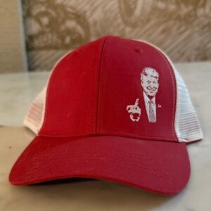 Trump Red and White Embroidered Cap